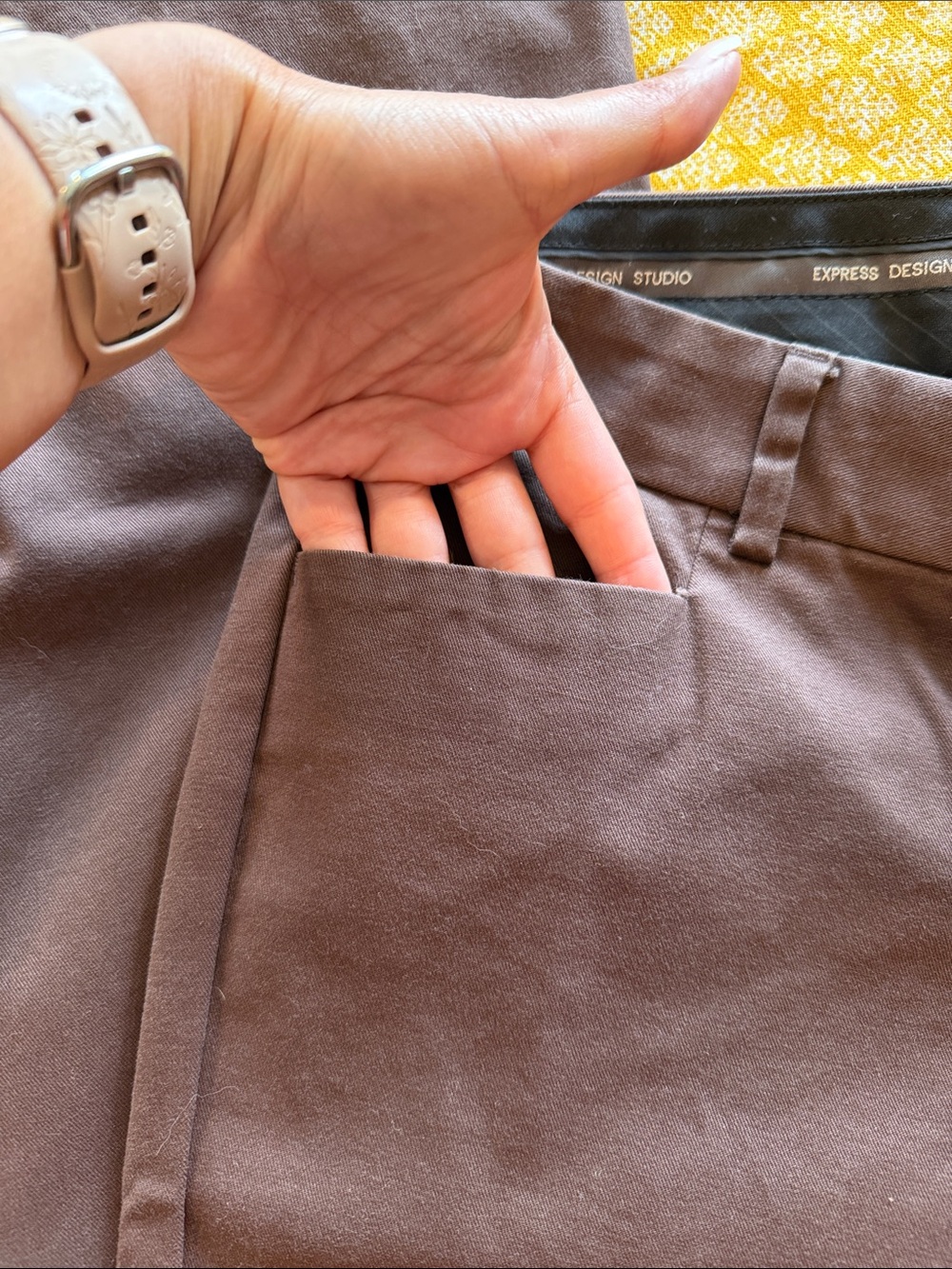 Express Women’s Dress Pants in Dark Brown “Stylist” - Picture 4 of 7
